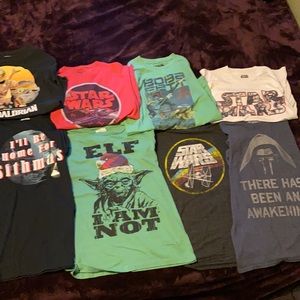 Star Wars Medium graphic t-shirt bundle